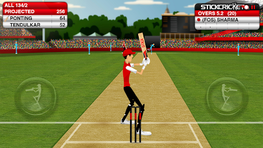 Stick Cricket Classic - Gameplay image of android game