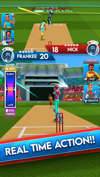 Stick Cricket Clash - Image screenshot of android app