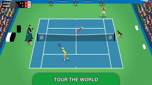 Stick Tennis Tour - Gameplay image of android game