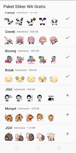 Cute and Free WA Stickers - عکس برنامه موبایلی اندروید