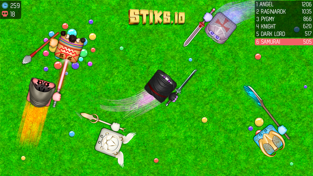 Stiks.io - Gameplay image of android game