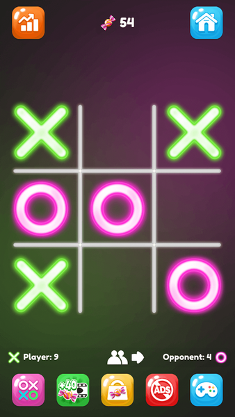 Tic Tac Toe: Classic XOXO Game - عکس بازی موبایلی اندروید