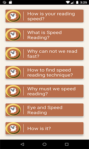 Speed Reading and Exercises - عکس برنامه موبایلی اندروید