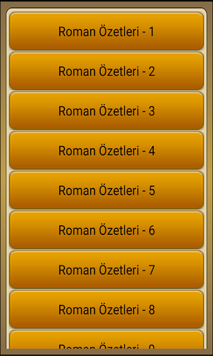 Roman Özetleri - عکس برنامه موبایلی اندروید