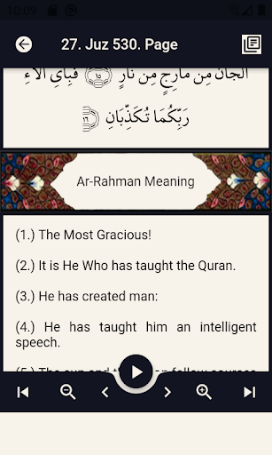Surah Yasin Mulk Rahman Fettah - Image screenshot of android app