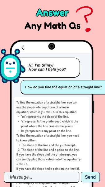 Stimy AI: Math Solver App - Image screenshot of android app