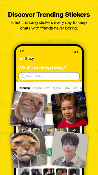 Stixy: Sticker Maker, WA Emoji - عکس برنامه موبایلی اندروید