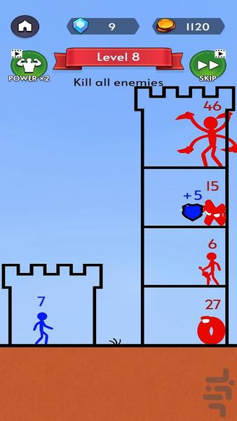 Stick Battle Wars - Gameplay image of android game