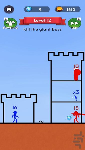 Stick Battle Wars - Gameplay image of android game