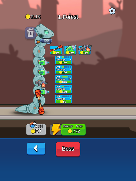 Snake Tower Defense - عکس بازی موبایلی اندروید