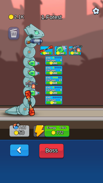 Snake Tower Defense - عکس بازی موبایلی اندروید