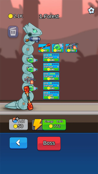 Snake Tower Defense - عکس بازی موبایلی اندروید