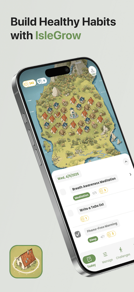 Habit Tracker: IsleGrow - عکس برنامه موبایلی اندروید