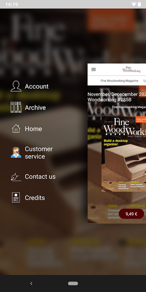 Fine Woodworking Magazine - عکس برنامه موبایلی اندروید