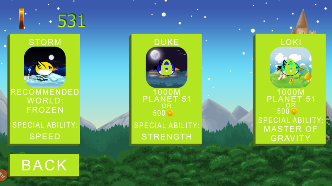 The Birds - Gameplay image of android game