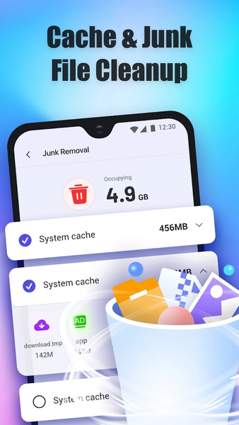 Storage Clean - Quick & Secure - عکس برنامه موبایلی اندروید
