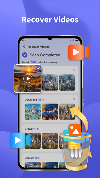 MobileRecov - Data Recovery - عکس برنامه موبایلی اندروید