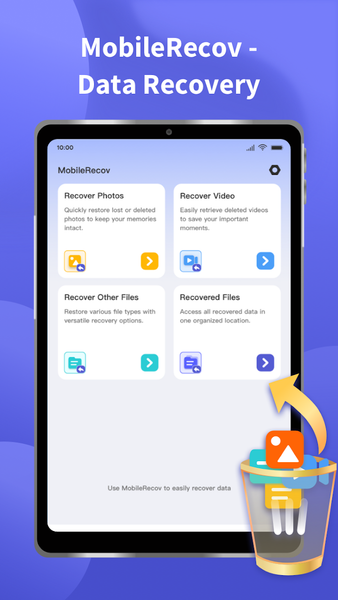 MobileRecov - Data Recovery - عکس برنامه موبایلی اندروید