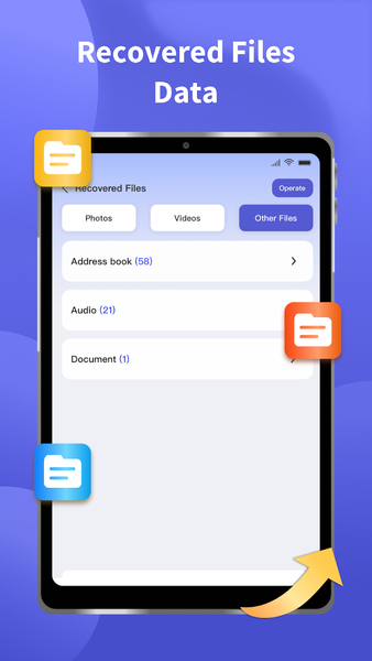 MobileRecov - Data Recovery - عکس برنامه موبایلی اندروید