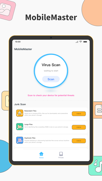 MobileMaster - Antivirus - عکس برنامه موبایلی اندروید