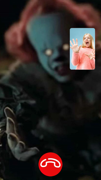 Scary pennywise video call - Image screenshot of android app