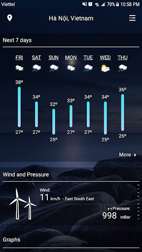 Weather Real-time Forecast - عکس برنامه موبایلی اندروید