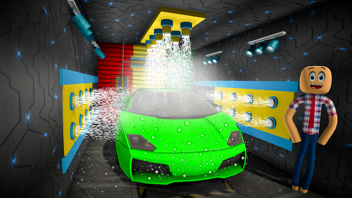 Stickman Car Wash Garage - Car Games - Image screenshot of android app