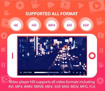HD Video Player - All format video player HD - عکس برنامه موبایلی اندروید