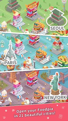 Foodpia tycoon - restaurant - Gameplay image of android game