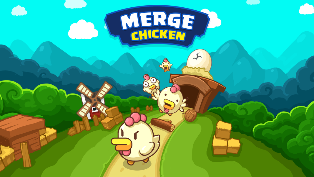 Merge Chicken - Idle Tycoon - Gameplay image of android game