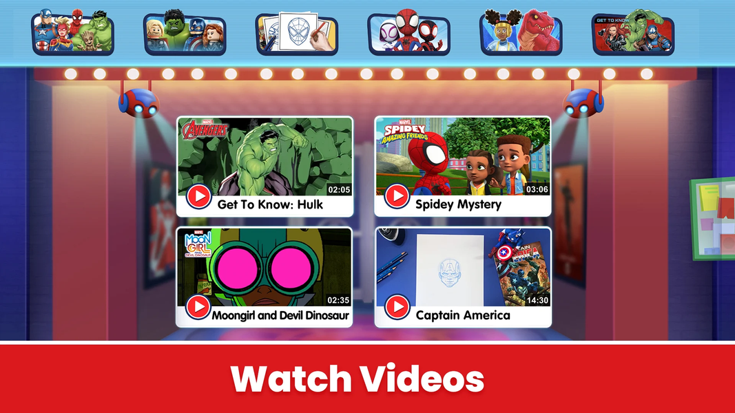 Marvel HQ: Kids Super Hero Fun - عکس برنامه موبایلی اندروید