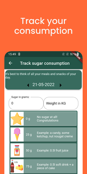 Sugar Free Challenge - عکس برنامه موبایلی اندروید