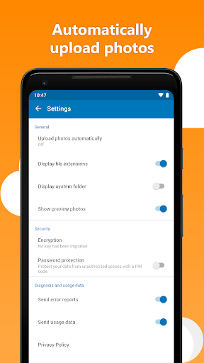 HiDrive - Image screenshot of android app