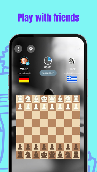 CheckMat: Chess & Puzzles - Gameplay image of android game