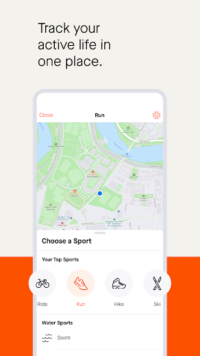 Strava: Run, Bike, Hike - Image screenshot of android app