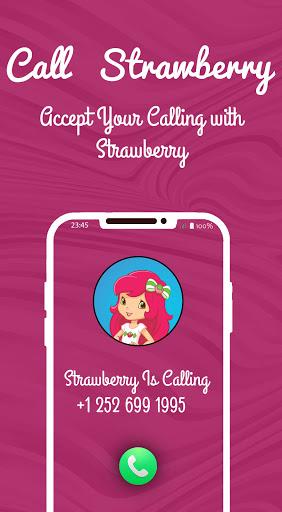 Call From Strawberry  Princess - Fake  Call - Image screenshot of android app
