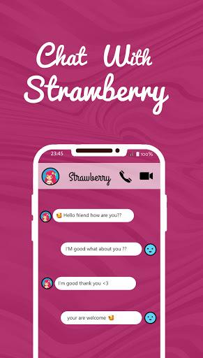 Call From Strawberry  Princess - Fake  Call - Image screenshot of android app