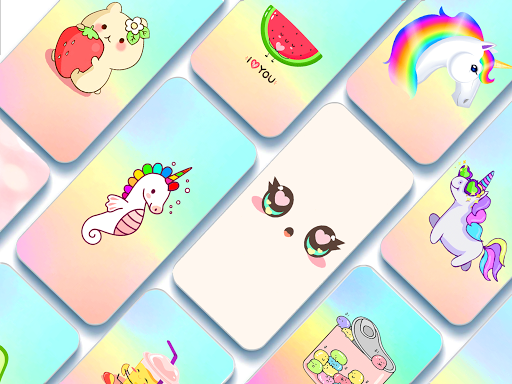 Strawberry backgrounds - Cute kawaii wallpapers - عکس برنامه موبایلی اندروید
