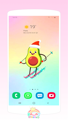 Strawberry backgrounds - Cute kawaii wallpapers - عکس برنامه موبایلی اندروید