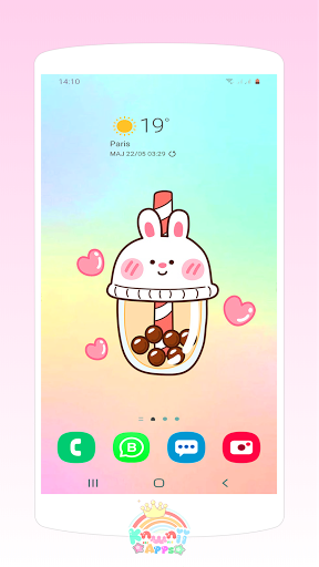 Strawberry backgrounds - Cute kawaii wallpapers - عکس برنامه موبایلی اندروید