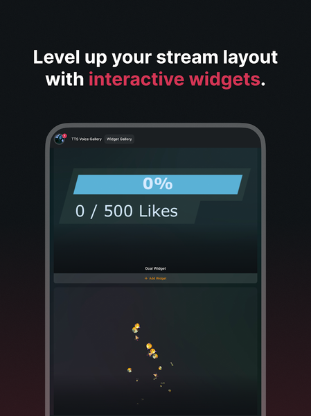 TikFinity Mobile - Alerts&TTS - Image screenshot of android app