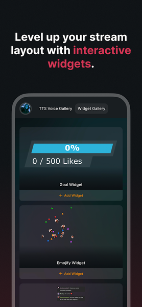 TikFinity Mobile - Alerts&TTS - Image screenshot of android app