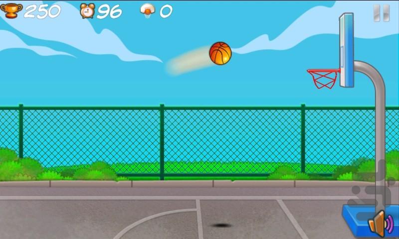 Popu Basketball - Gameplay image of android game