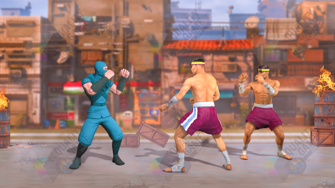 Street Fighting Hero -Fighters - Gameplay image of android game