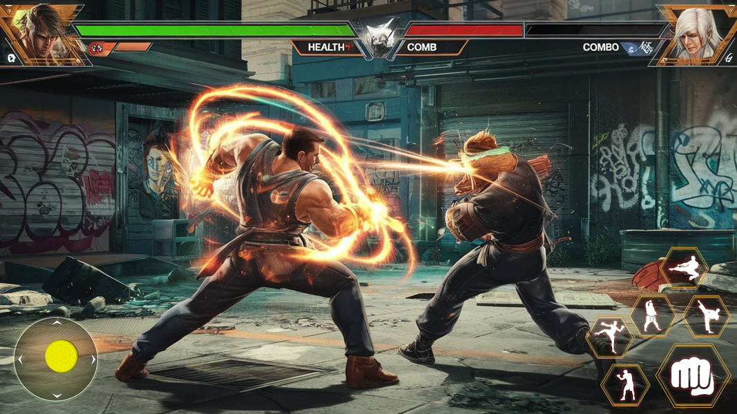 Kung fu Legend: Fighting Games - Gameplay image of android game
