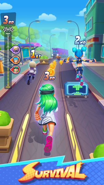 Street Rush - Running Game - Gameplay image of android game