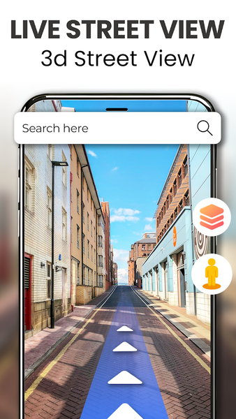 Live Street View Map ۳d - عکس برنامه موبایلی اندروید