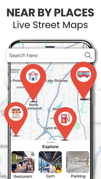 Live Street View Map ۳d - عکس برنامه موبایلی اندروید