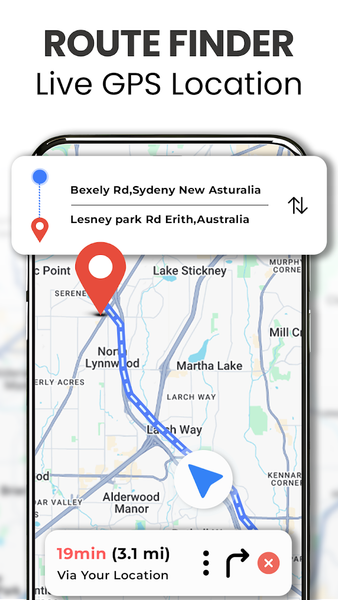 Live Street View Map ۳d - عکس برنامه موبایلی اندروید