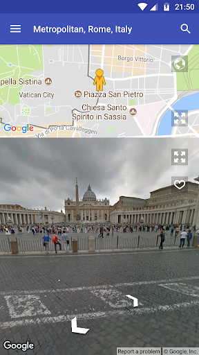 Street Panorama View ۳D, Live Street Map ۳D - عکس برنامه موبایلی اندروید